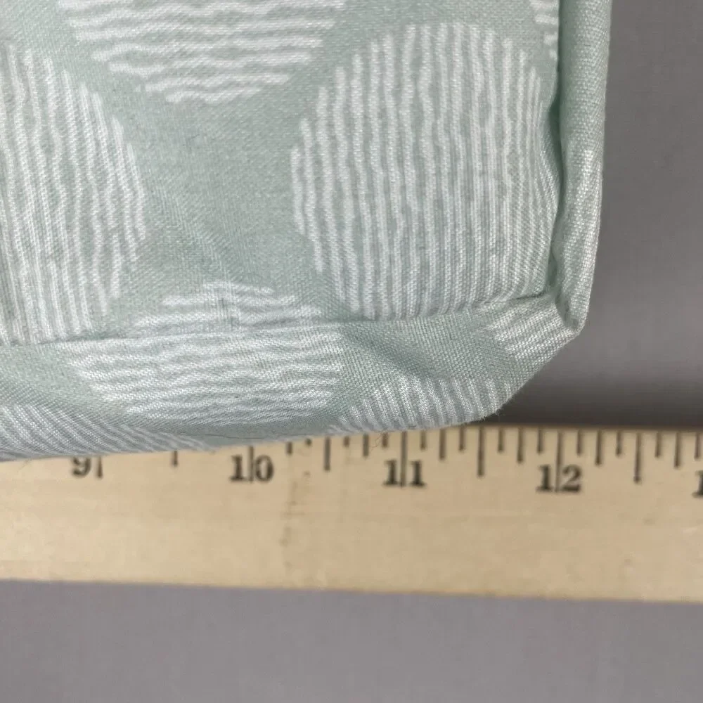 Sanctuary Home 3-Piece Twin Sheet Set Printed Green White Pattern New Luxurious
